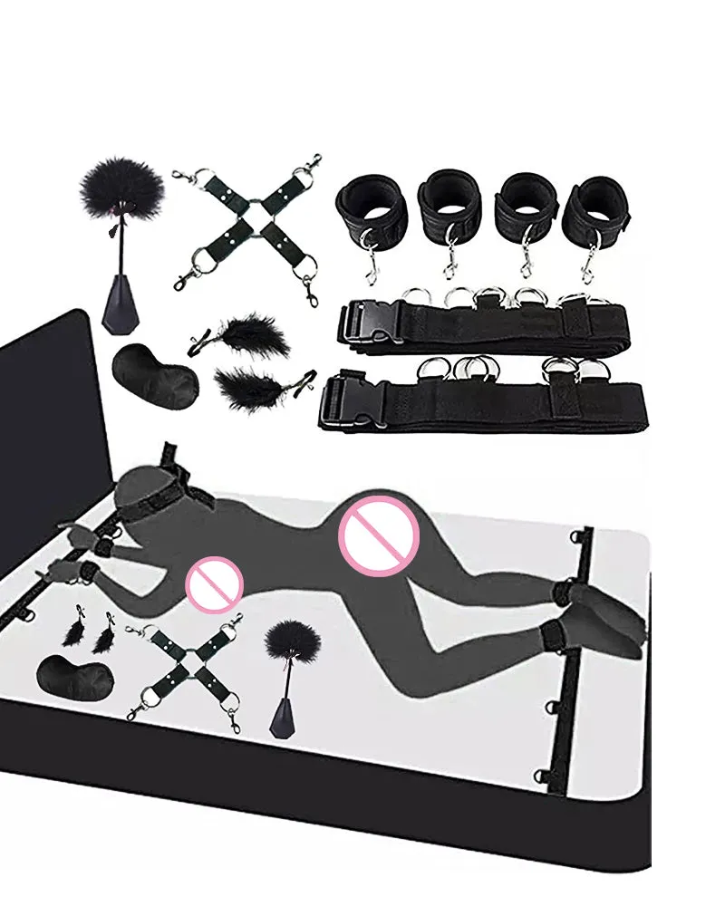 SM Bed Restraint Set. 5-Piece Kit