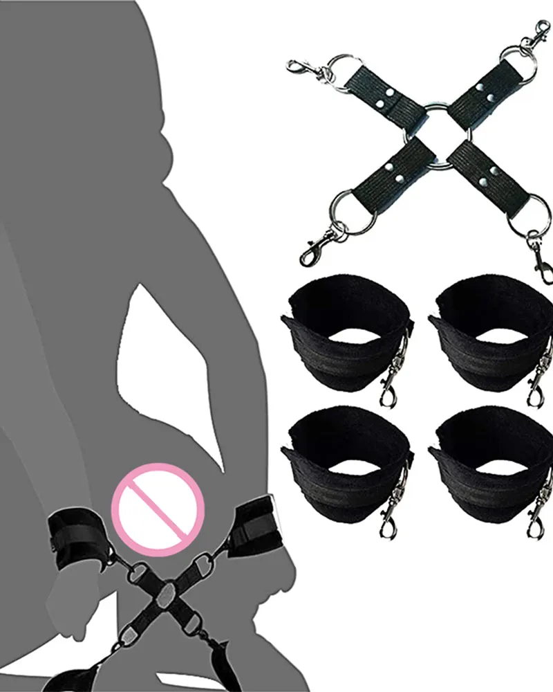 SM Bed Restraint Set. 5-Piece Kit