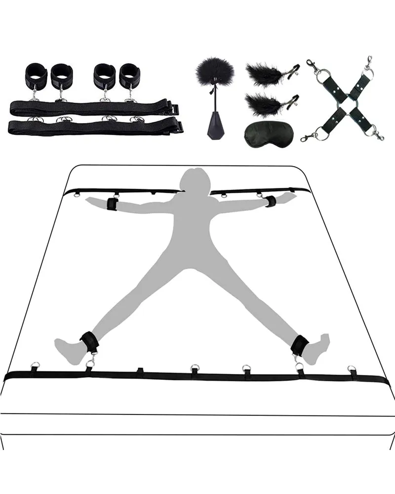 SM Bed Restraint Set. 5-Piece Kit