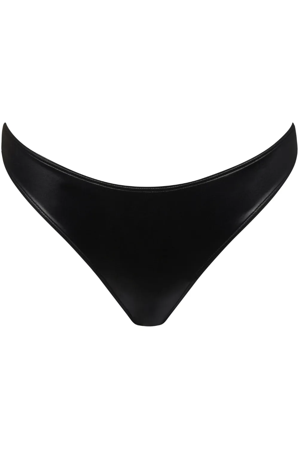 Splash Thong Bikini Bottom in Black