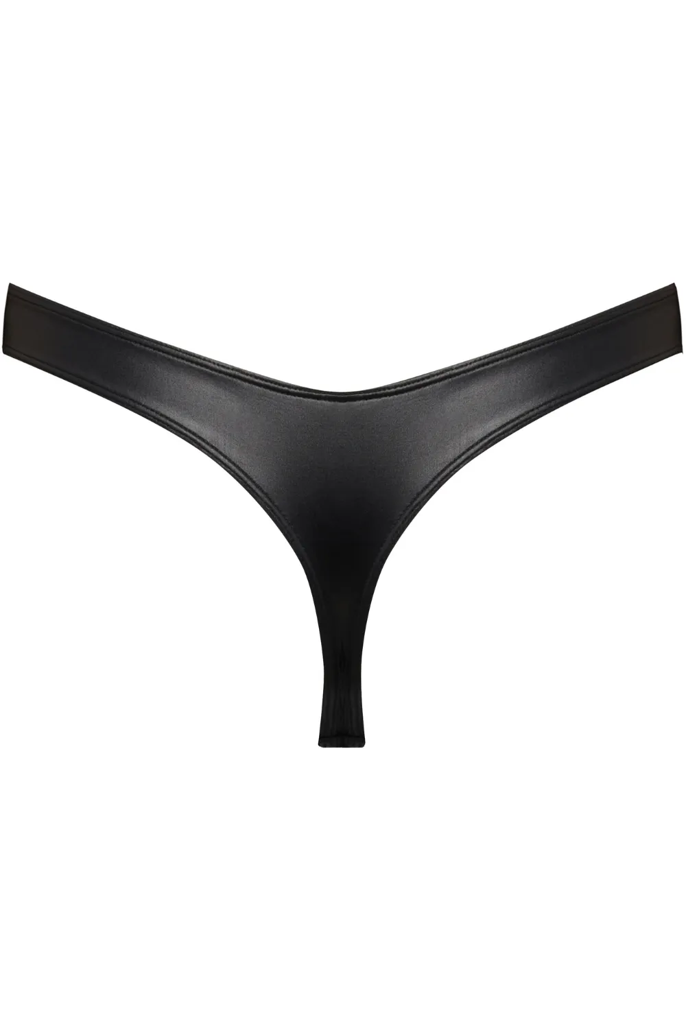 Splash Thong Bikini Bottom in Black