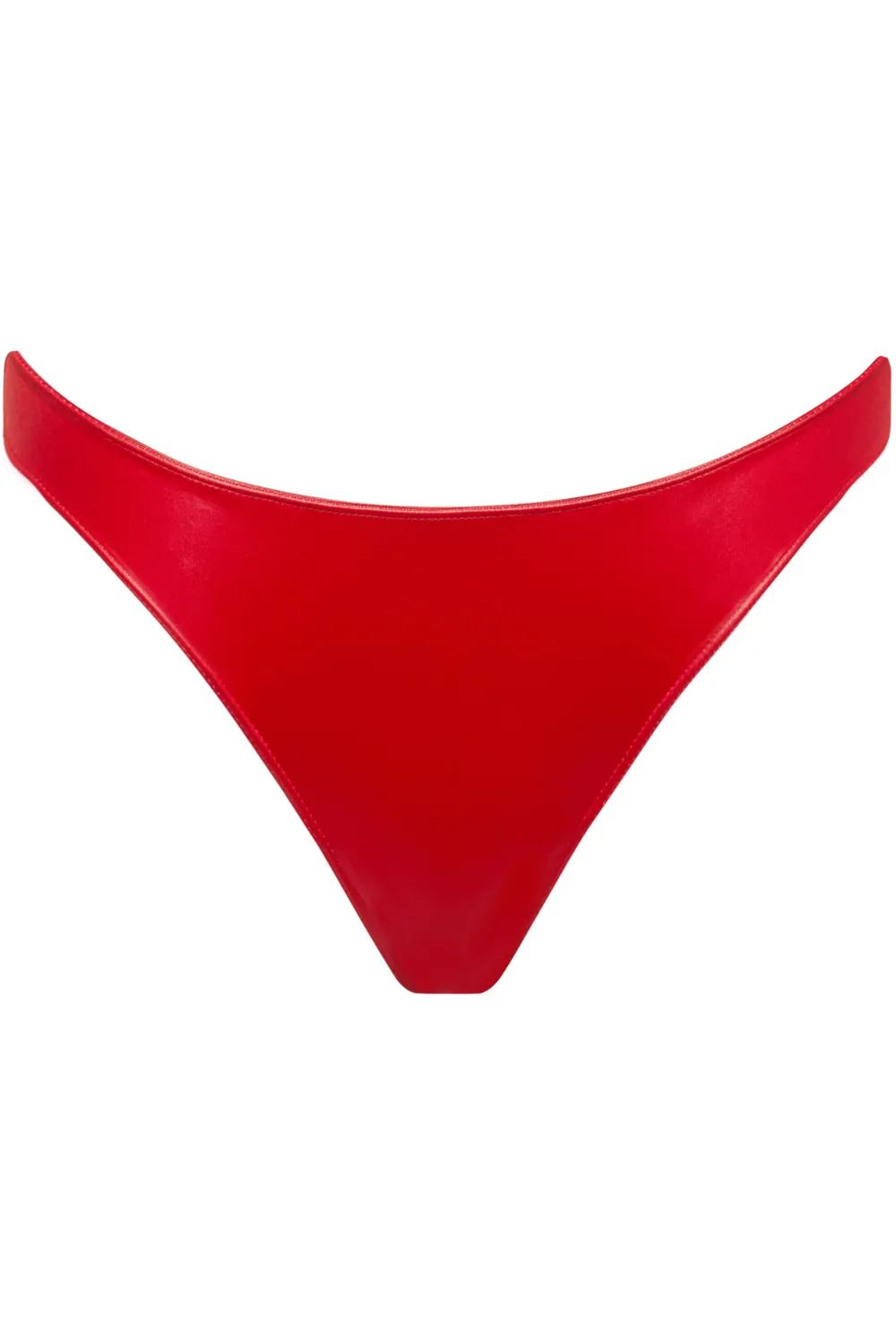 Splash Thong Bikini Bottom in Red
