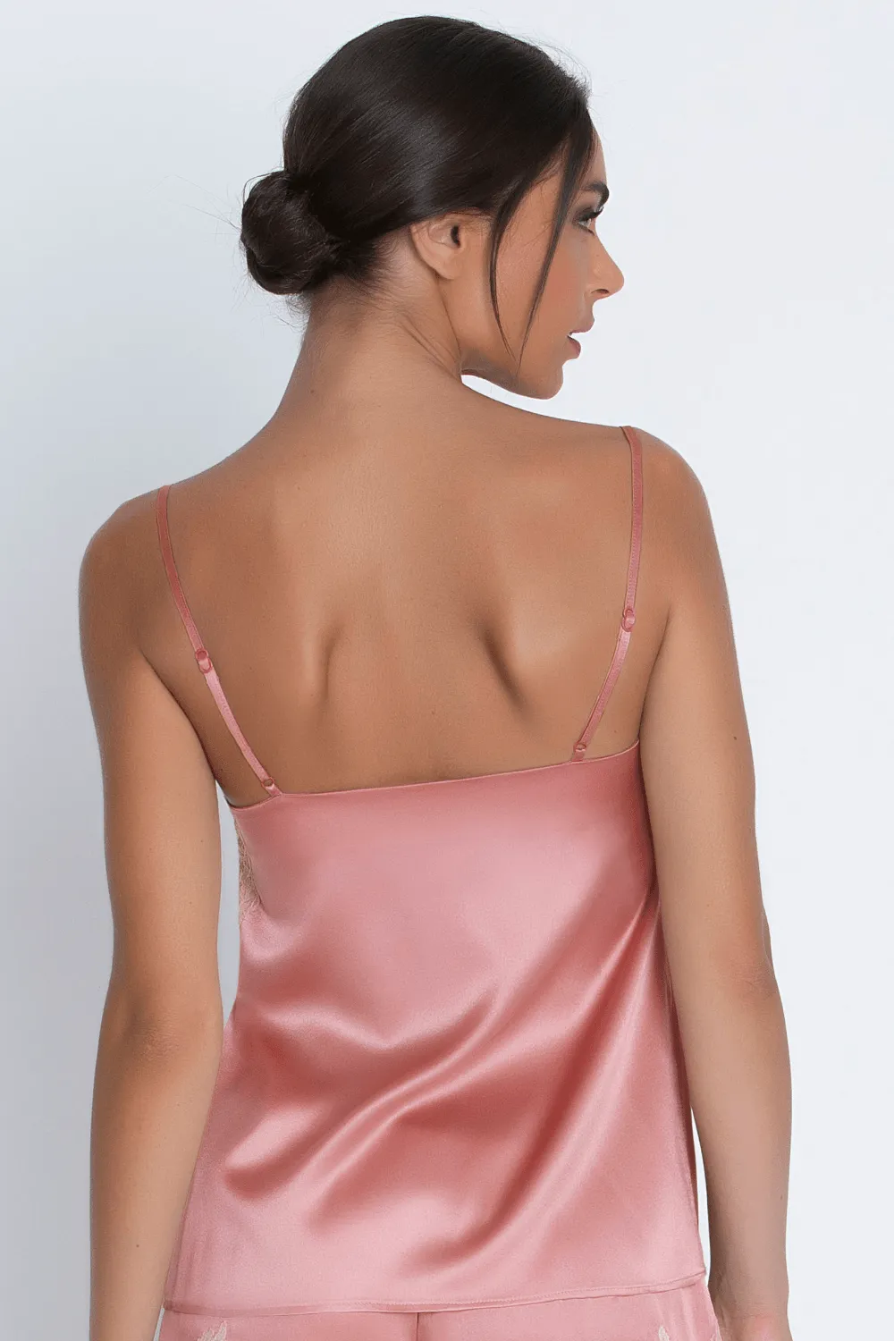 Splendeur Soie Camisole in Rose