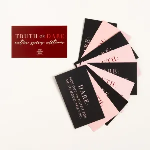 Truth or Dare Bedroom Game - Extra Spicy Edition
