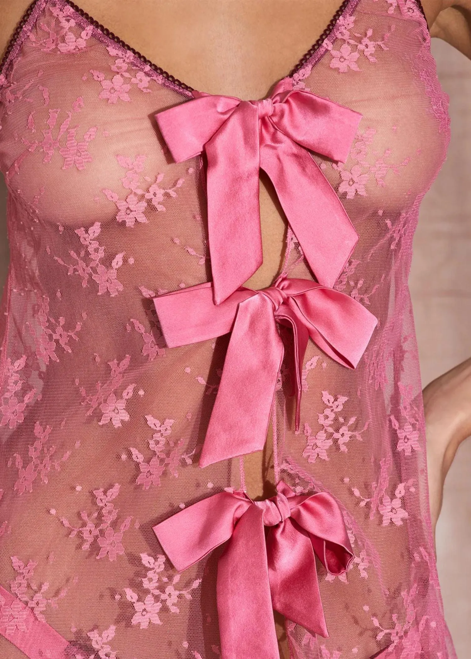 Untie Me Nightie (Pink Cadillac)