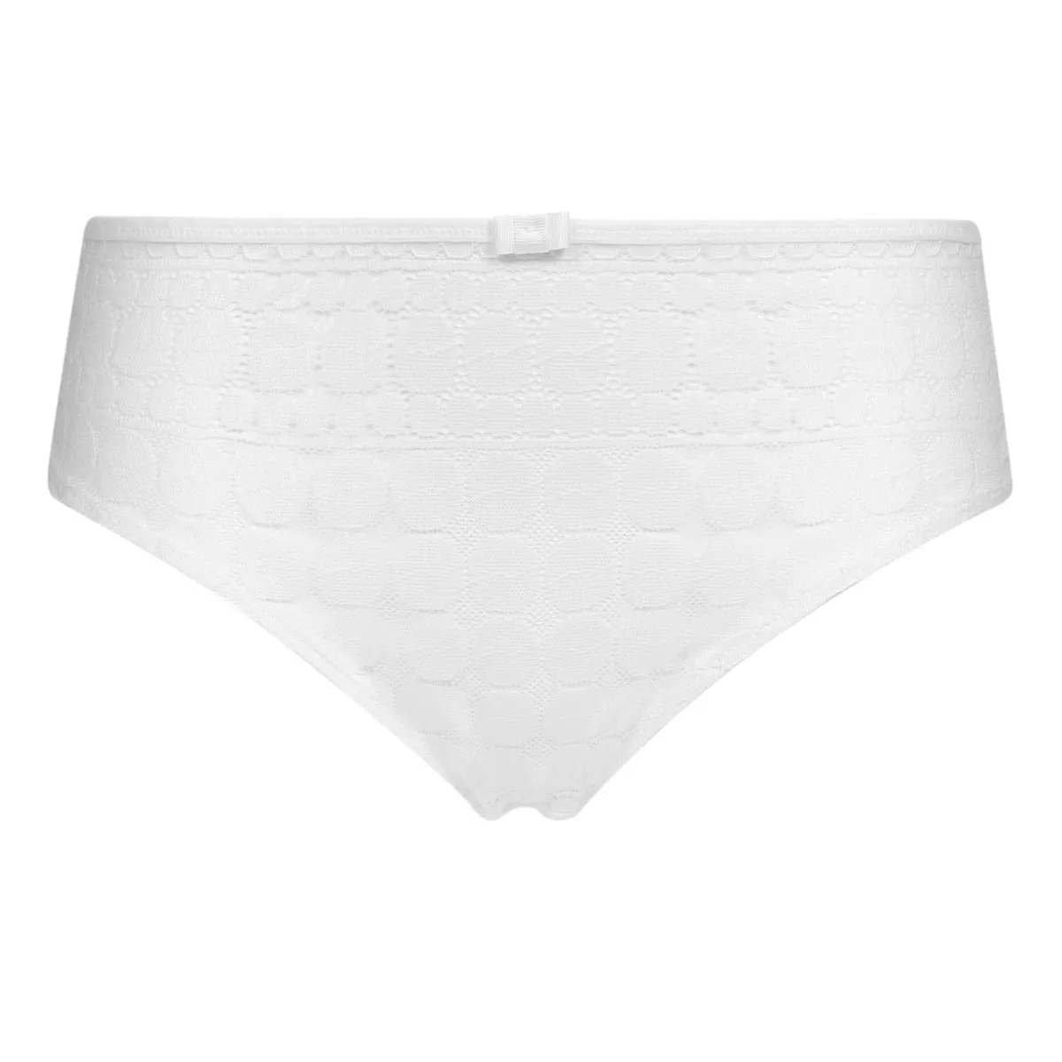 White Generous Limited Edition lace and polka dot women's briefs