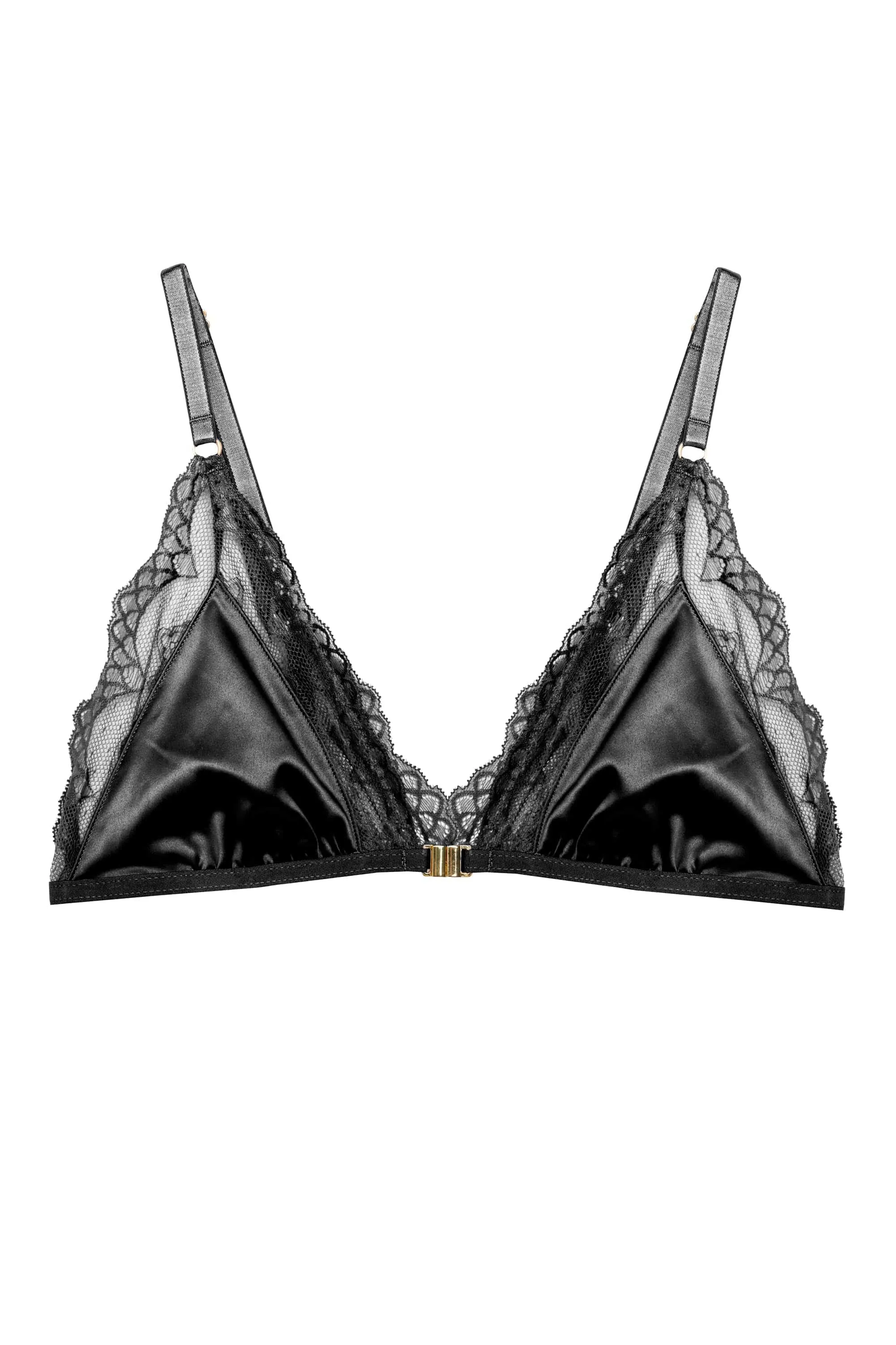Wish Black Lace Triangle Bralette