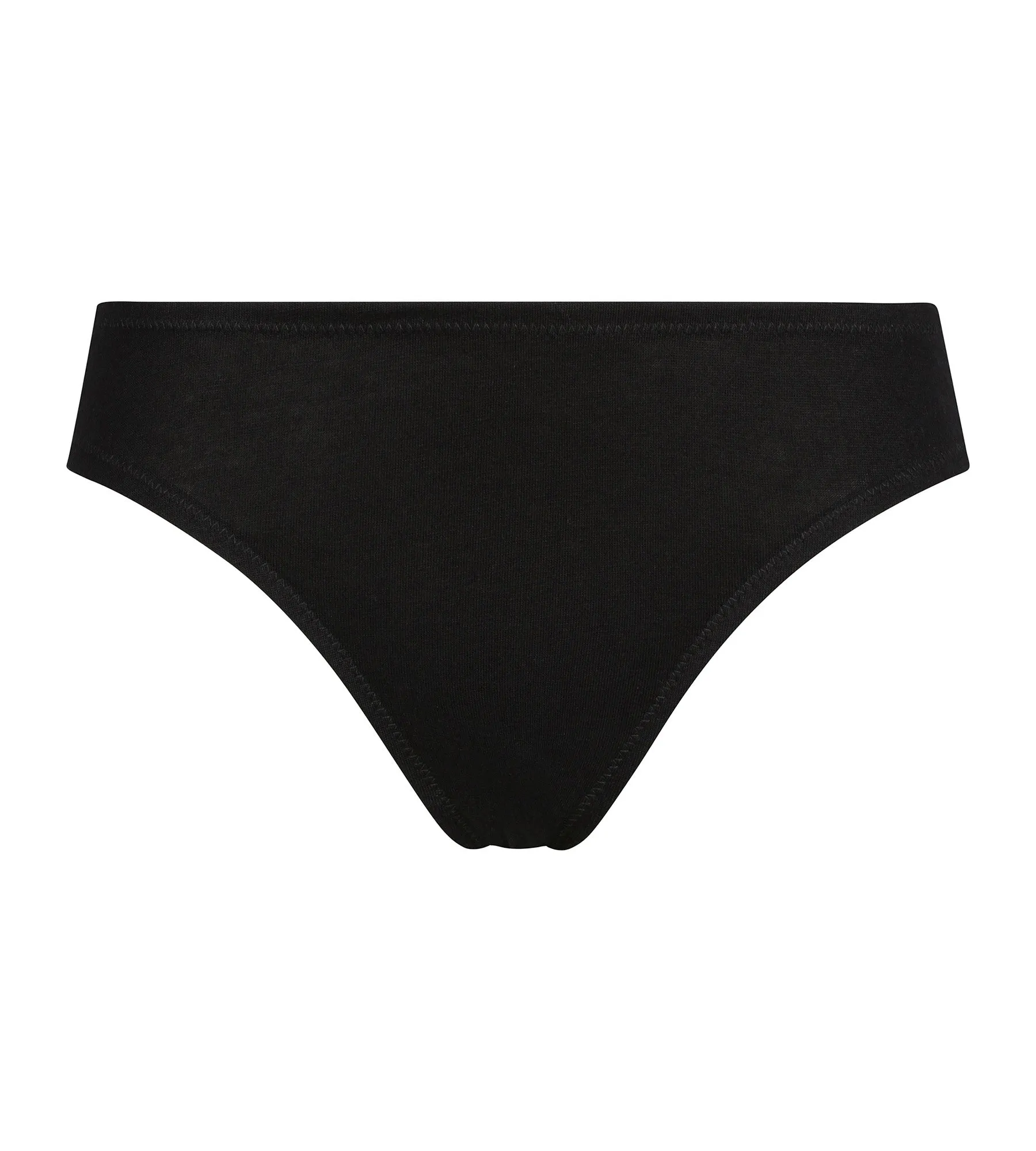 Women's cotton midi brief Black Dim Daily