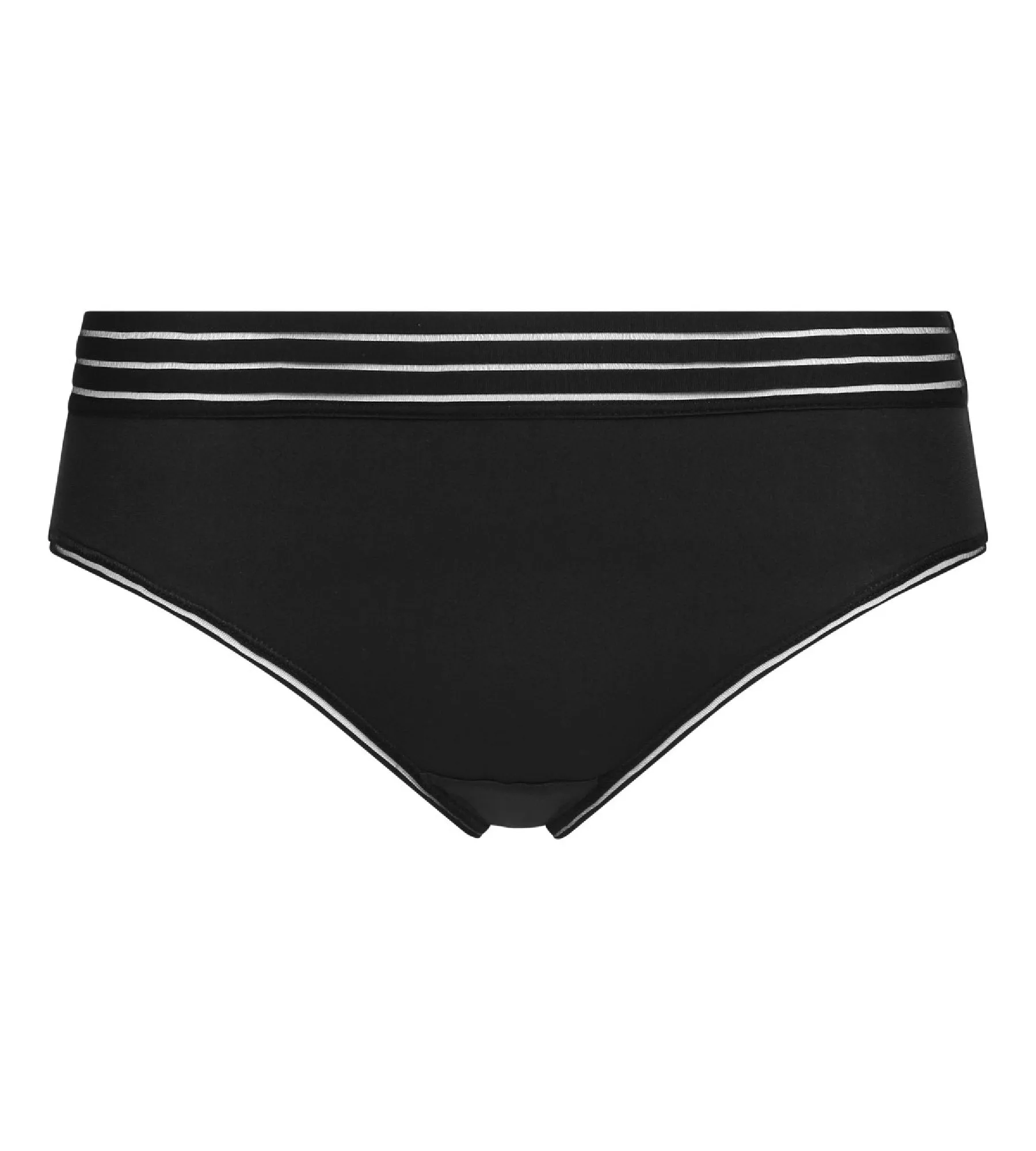 Women's invisible knickers in second skin microfibre Black Oh My Dim's