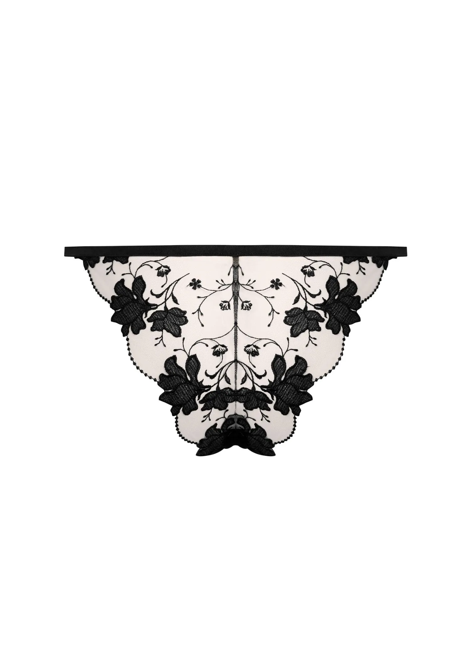Yvette Panty (Black/Sheer)